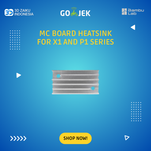 Original Bambulab MC Board Heatsink for X1 and P1 Series